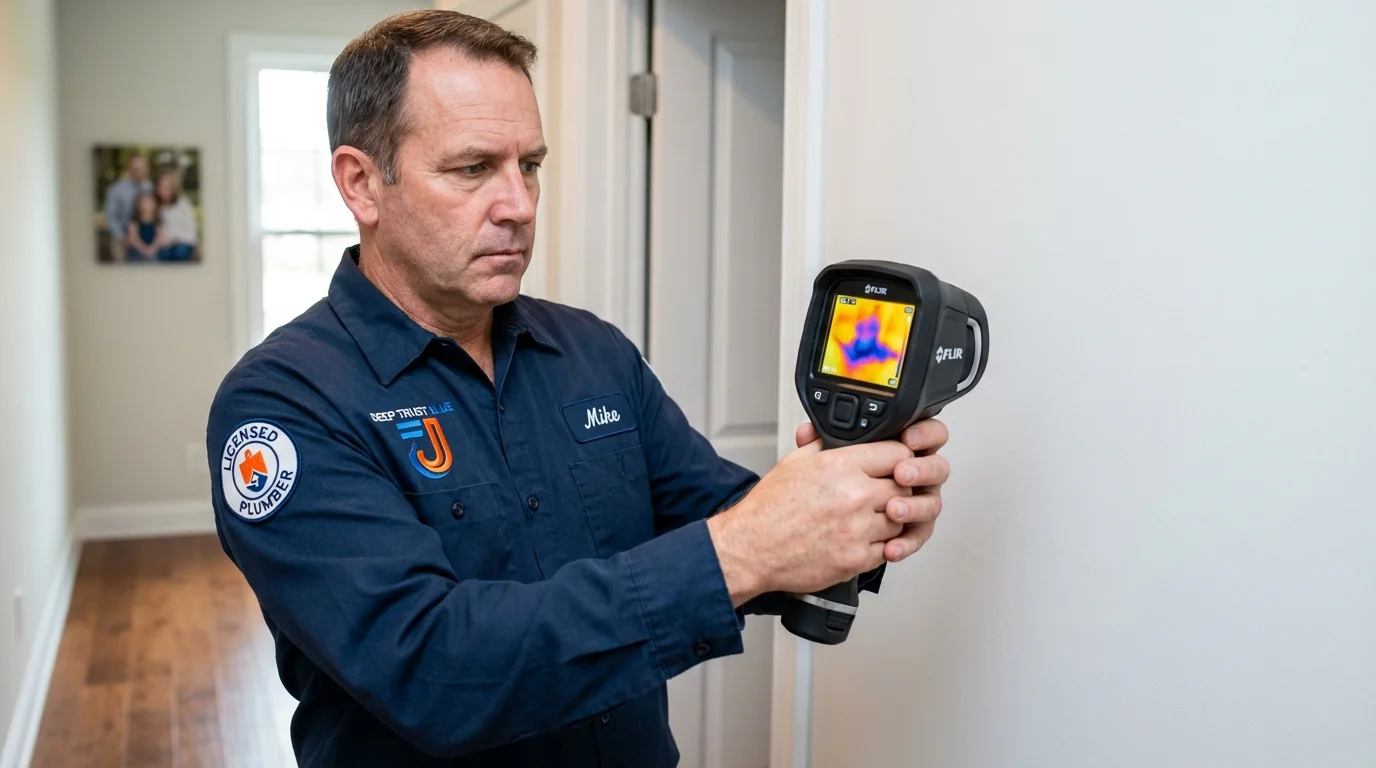 Thermal imaging leak detection by Johns Plumbing LLC in Libby